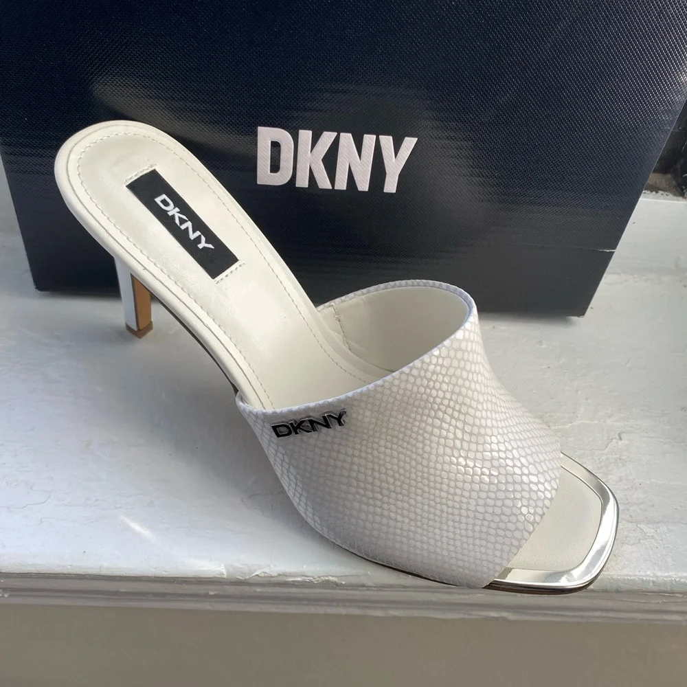 Dkny Glzd Print White - Picture 1 of 5